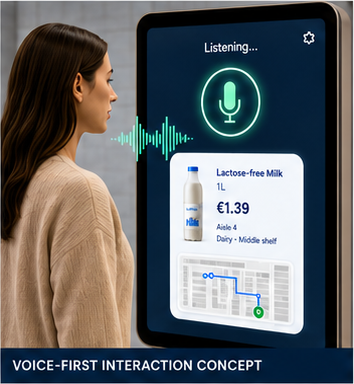 Voice-first interaction with BotiGo