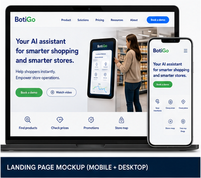 BotiGo on mobile and desktop